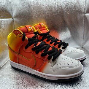 Size 8.5 Nike Dunk SB High Sweet Tooth Mens‎ Orange White Sneakers FN5107-700